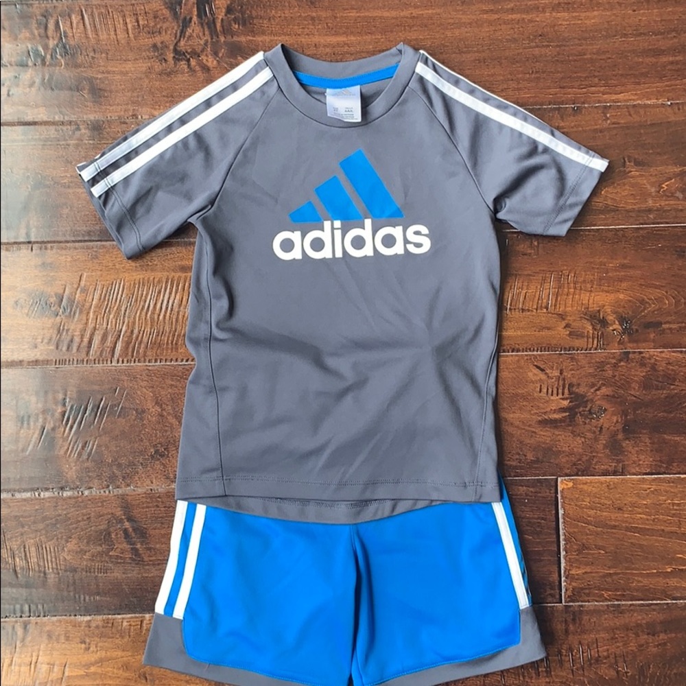 Adidas shorts set